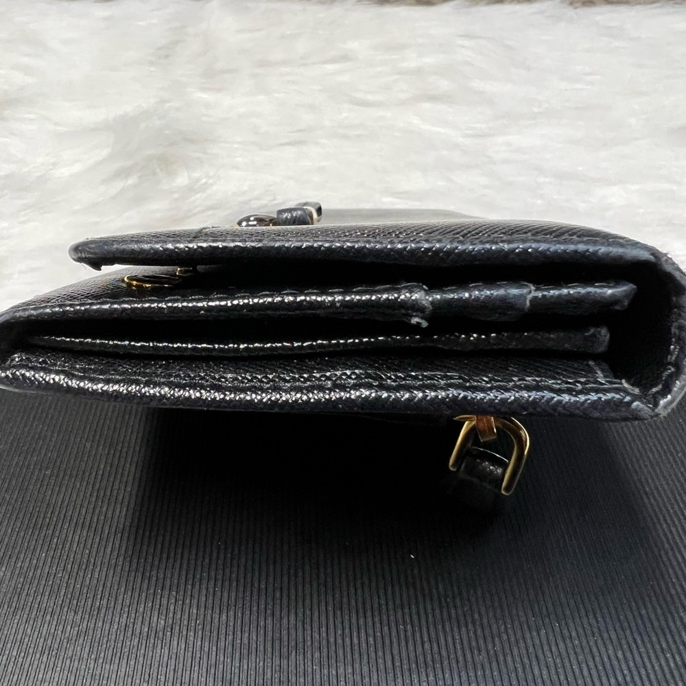 Authentic Prada Ribbon Saffino Leather Bifold Wallet - Picture 2 of 12